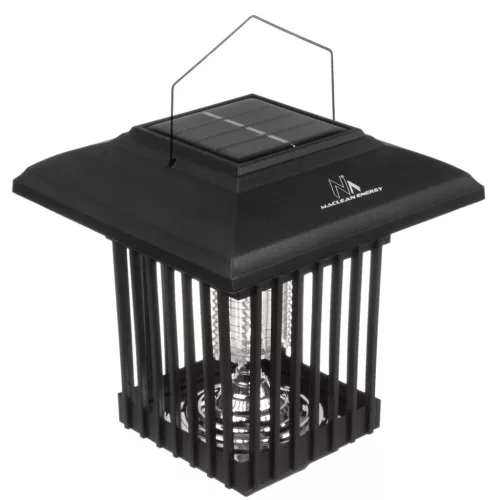 Maclean LED napelemes rovarriasztó lámpa, IP44, LED/UV, 2*AA Ni-MH 200 mAh akkumulátor, napelemes 2V DC MCE448