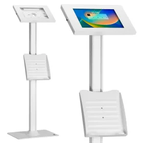   Táblagép padlóállvány, MC-476W, zárral, 9,7"-11", fehér