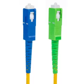   Optikai kábel Patchcord SC/APC-SC/UPC Maclean MCTV-403, 5 m, többszínű
