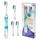 SEAGO szónikus fogkefe gyerekeknek, zöld, 1xAAA 1.5V (nem tartozék), 3 fej, SG-977 Zöld