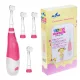 SEAGO szónikus fogkefe gyerekeknek, rózsaszín, 1xAAA 1.5V (nem tartozék), 4 fej, SG-902 Pink