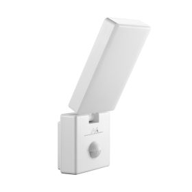   Maclean LED lámpa mozgásérzékelővel, PIR mozgásérzékelővel, fehér, 10W, IP65, 800lm, semleges fehér (4000K) MCE516 W