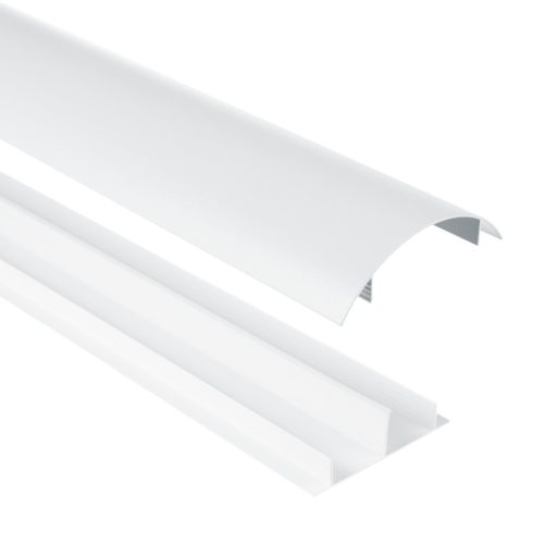 Maclean alumínium kábelvédő, 62x20x750 mm, fehér, MC-814 W