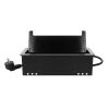 ORNO Schuko bútorlapba építhető Foglalat készlet, 230 V, 2 x USB 2.1 A, 2 LAN port, 2500 W, 1,5 m kábel, porkefe, fekete