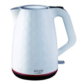   ADLER AD 1277 műanyag elektromos vízforraló 1,7l, 2200W, Fehér