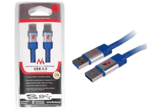 USB 3.0 AM - AM 1.8m kábel MCTV-606