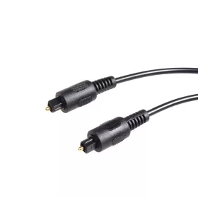 Toslink TT optikai kábel, 1 m, Maclean MCTV-639, fekete