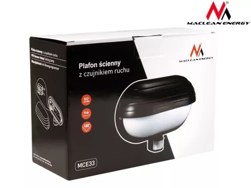 Lámpatest PIR hullám érzékelővel 60W 180st MCE33