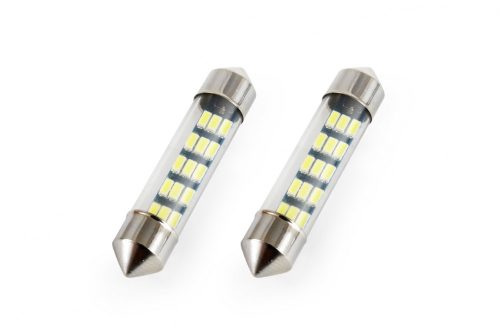 01091 Led izzók Standard Festoon C5W 15xSMD 3014 12V 39mm 2 db