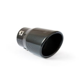 Rozsdamentes acél kipufogóvég mt 007c szénfestéssel