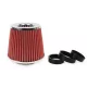01282 Kúpos légszűrő + 3 db AF adapter - Króm
