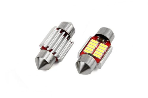 01288 Led Canbus 10smd 4014 Festoon 31mm Fehér 12V/24v 2 db