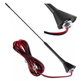 Autó antenna 40cm erősítővel ant08