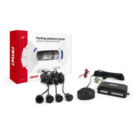   Tolató parkoló érzékelők készlet 4 érzékelő fekete "arany" 18mm