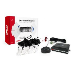 AMiO tolatóradar hangjelzéssel 8 db 22 mm-es szenzorral