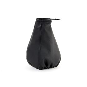 AMiO 01759 műbőr váltószoknya, Fekete