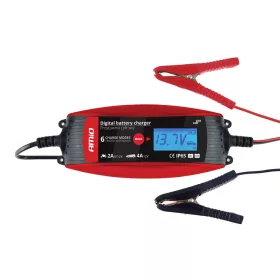 Amio digitális egyenirányító 6v/12v - 2a/4a - dvl dbc-4a