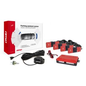 AMiO tolatóradar 4 rejtett szenzorral 16,5 mm-es