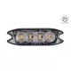 Lapos villogó fény 4x3w led r65 r10 12/24v ip67