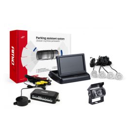   Parkolásérzékelő készlet tft01 4,3 "kamerával hd-501-ir 4 érzékelővel fekete" arany "