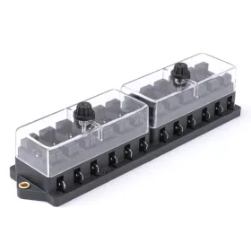 Kerámia biztosítékdoboz 12 foglalat amio-03044