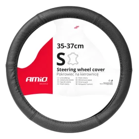   Perforált bőr kormányhuzat 35-37 cm-es autó kormánykerékhez swc-50-s amio-03555