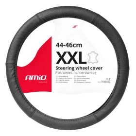   Perforált bőr kormányhuzat xxl 44-46cm swc-50-xxl amio-03559