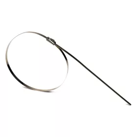   Rozsdamentes acél fém kábelkötegelők 4,6x300mm 100 db amio-04323