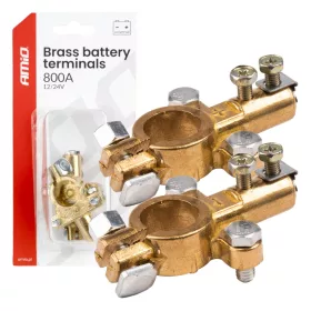 Sárgaréz akkumulátorsaruk 800 a 2 db amio-04390