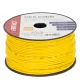 Egyeres sárga kábel kb. 1x0,75mm2 100m 3,75a 12/230v amio-04447