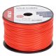 Egyeres piros kábel kb. 1x1mm2 100m 5a 12/230v amio-04451