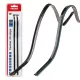 LED COB szalagok autó oldalára kék 2x30cm 12v amio-04578