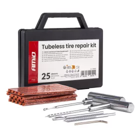 Tubeless gumiabroncs javítókészlet 25 darabos amio-04692