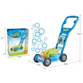 Fűnyíró szappanbuborékok zenével