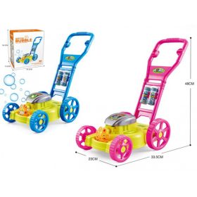 Buborékfűnyíró, fény, zene