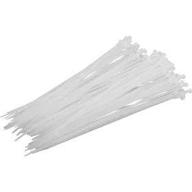   Nejlon kábelkötegelők (fehér), 4,8x400mm, 100 db, proline