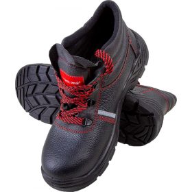 LPTOMC45 munkavédelmi bakancs, bőr, S1 SRC, 45-ös méret