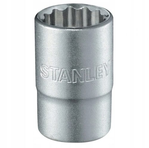 Stanley 1/2 " 12 pt dugókulcs, négyzet alakú, 22 mm-es