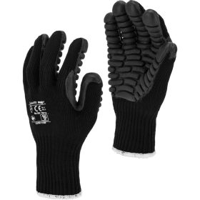   Rezgéscsillapító kesztyű, fekete, l290110p, karton, "10", ce, Lahti