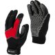 Kesztyű, csúszásgátló, fekete és piros, l281110p, karton, "10", ce, lahti
