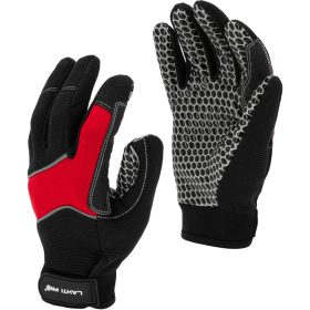   Kesztyű, csúszásgátló, fekete és piros, l281111p, karton, "11", ce, lahti