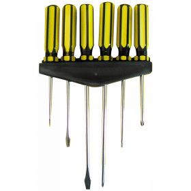 10202 Csavarhúzó polccal 6 db