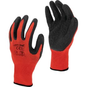   Latex kesztyűk fekete-piros l211207p, 12 pár, "7", ce, Lahti