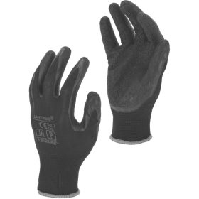   Fekete latex kesztyű l212211p, 12 pár, "11", ce, Lahti
