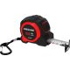 5 m/32 mm-es, kétoldalas, mágneses nejlon mérőszalag csipesszel.