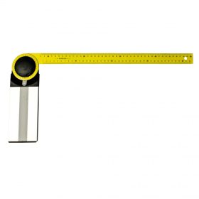   Állítható szögmérő L-350 skálával alumíniumból és fémből