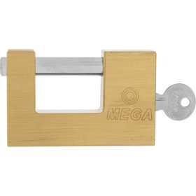 Sárgaréz csapos lakat 65 mm, 20 mm hézag, 10 m-es csap