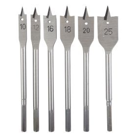 Ásófúró fához, 6 darabos készlet (10-25 mm), proline