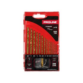   Fém fúrófejek hsstin din338 köszörült 13 db (1,5-6,5 mm) prolin