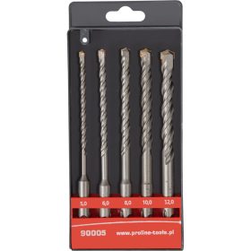 SDS Plus betonfúrófejek 5 db (5, 6, 8, 10, 12*160) prolin